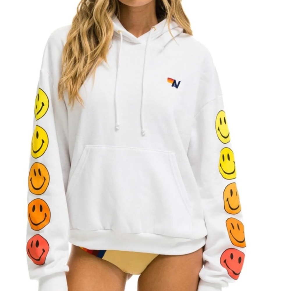 Aviator Nation Smiley Hoodie